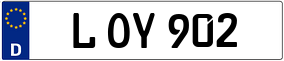 Truck License Plate